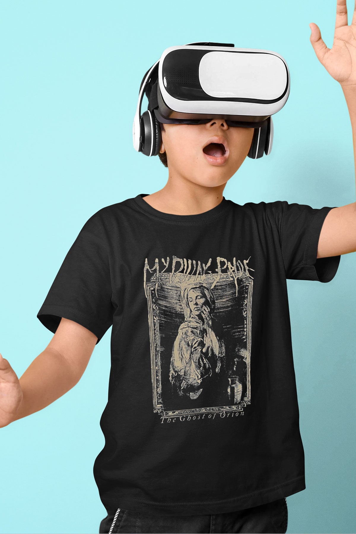 My Dying Bride Baskılı Unisex Siyah Çocuk Tişört - Tshirt