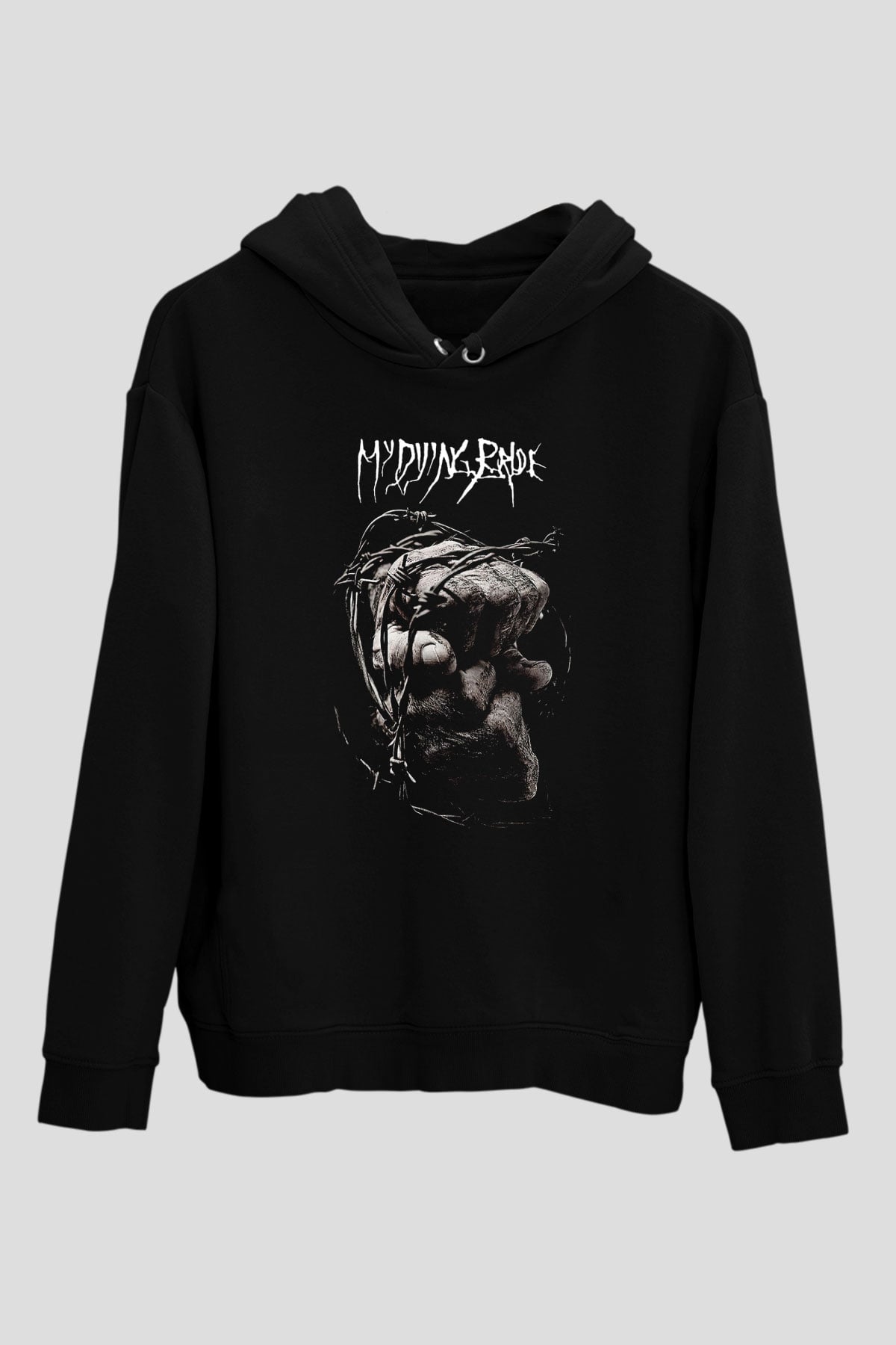 My Dying Bride Baskılı Unisex Siyah Kapüşonlu Sweatshirt
