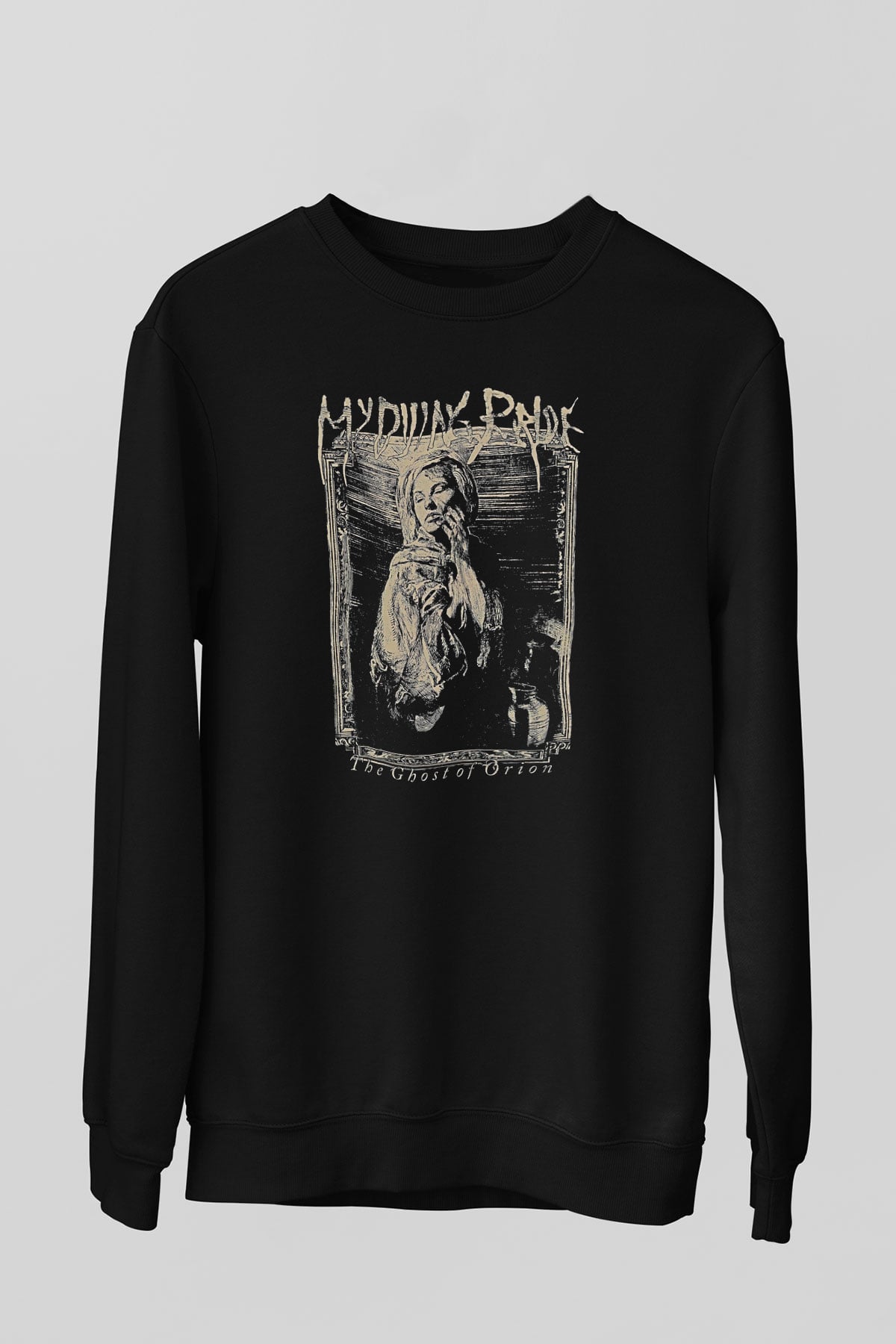 My Dying Bride Baskılı Unisex Siyah Sweatshirt