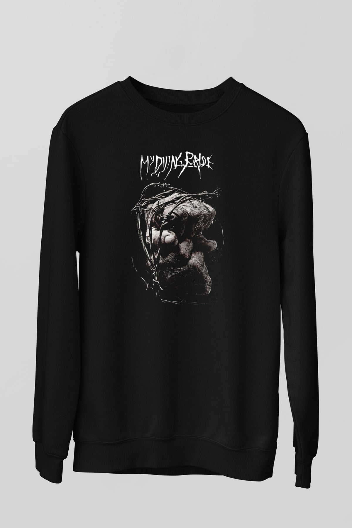 My Dying Bride Baskılı Unisex Siyah Sweatshirt