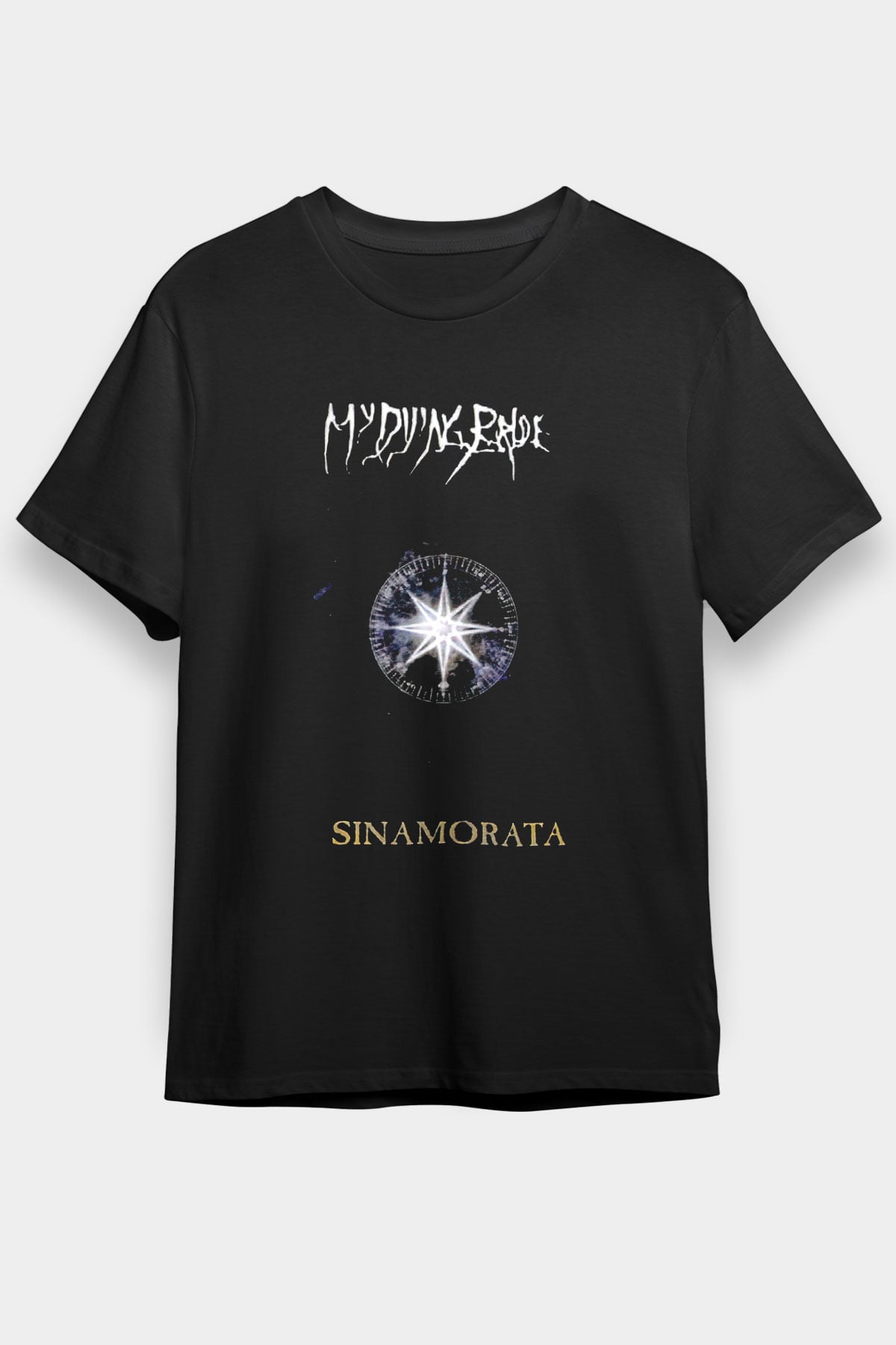 My Dying Bride Baskılı Unisex Siyah Tişört - Tshirt
