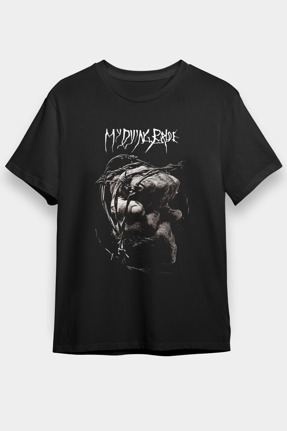 My Dying Bride Baskılı Unisex Siyah Tişört - Tshirt