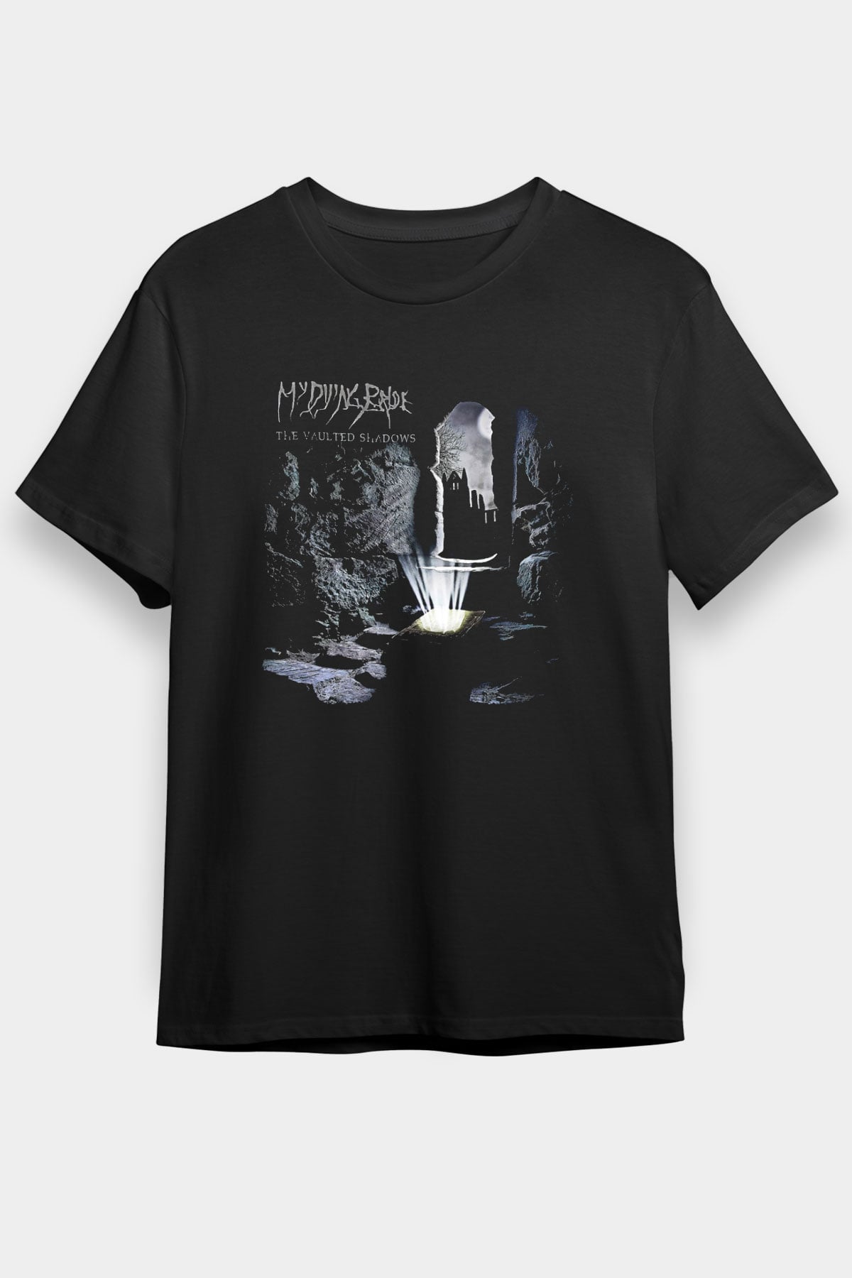 My Dying Bride Baskılı Unisex Siyah Tişört - Tshirt