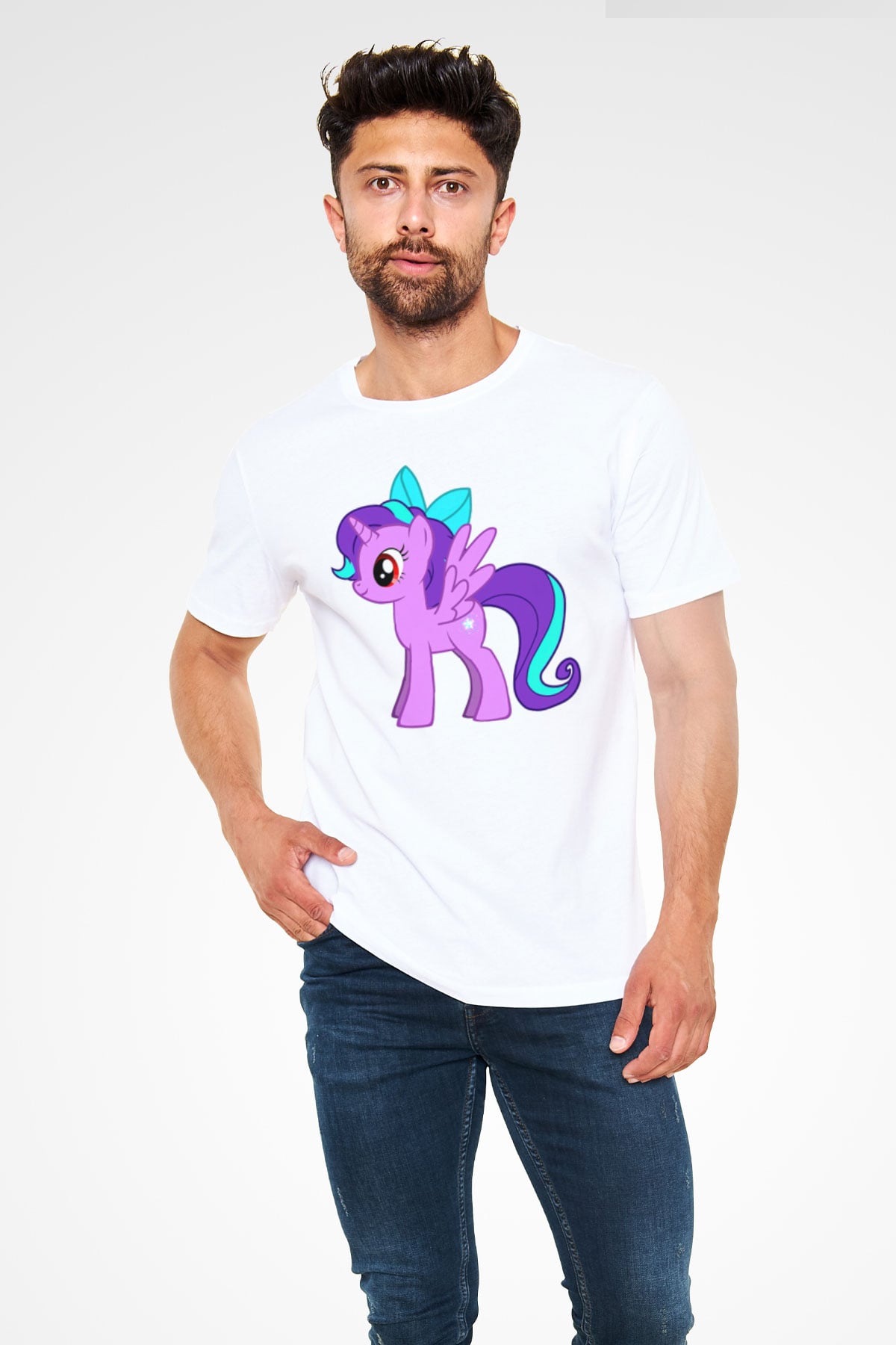 My Little Pony Beyaz Unisex Tişört
