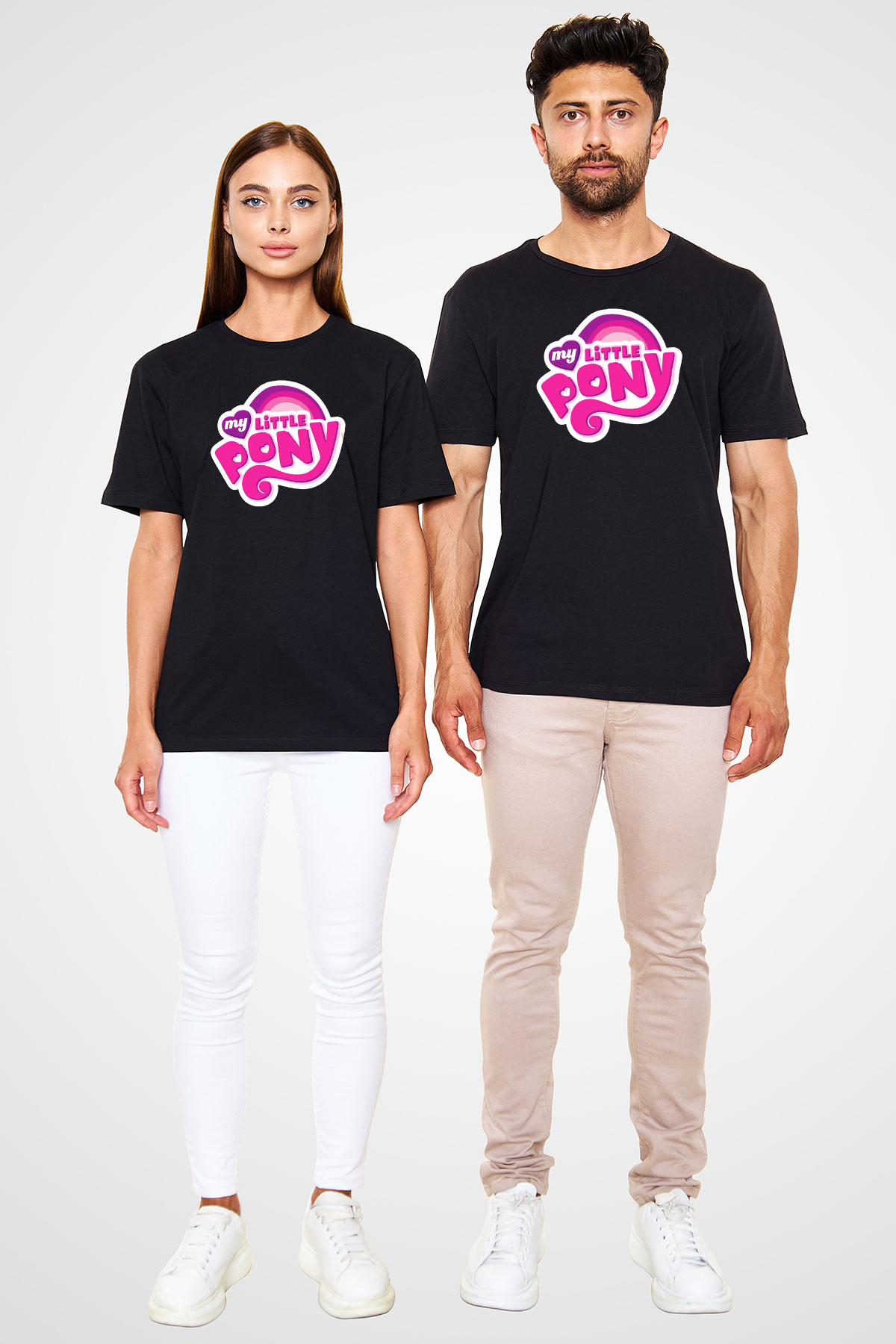 My Little Pony Siyah Unisex Tişört