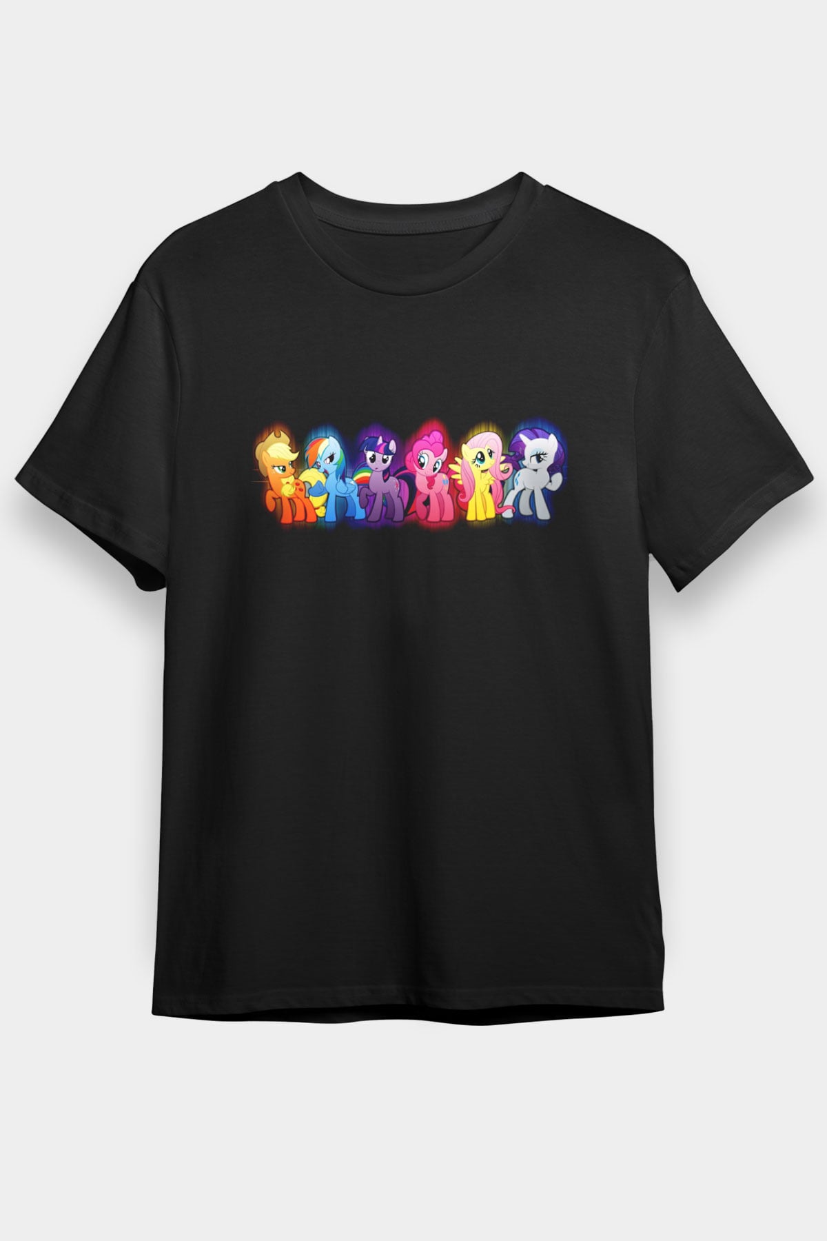My Little Pony Siyah Unisex Tişört