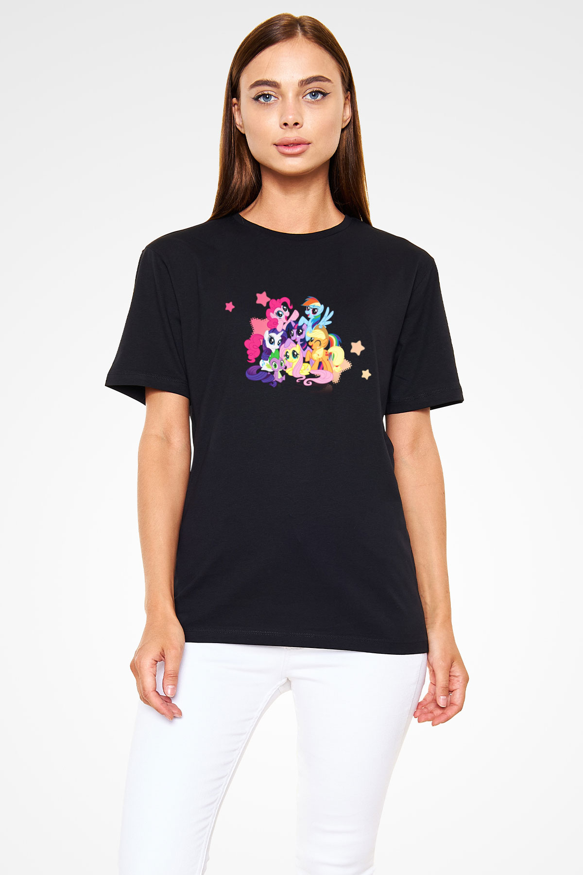 My Little Pony Siyah Unisex Tişört