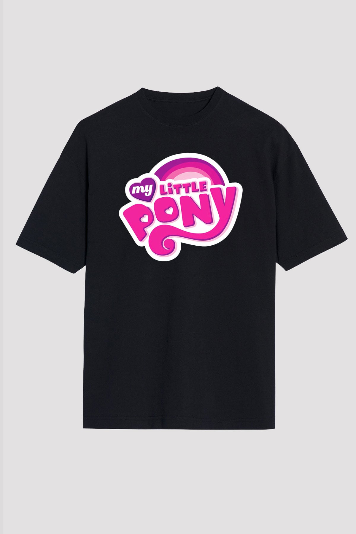 My Little Pony Siyah Unisex Tişört