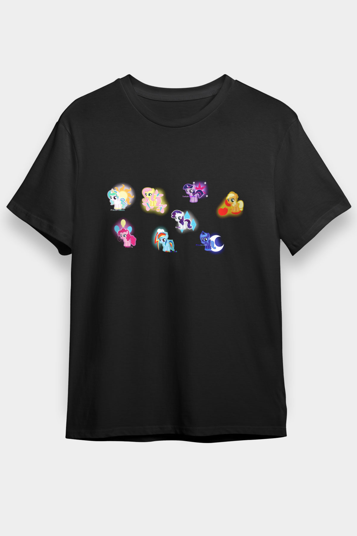 My Little Pony Siyah Unisex Tişört