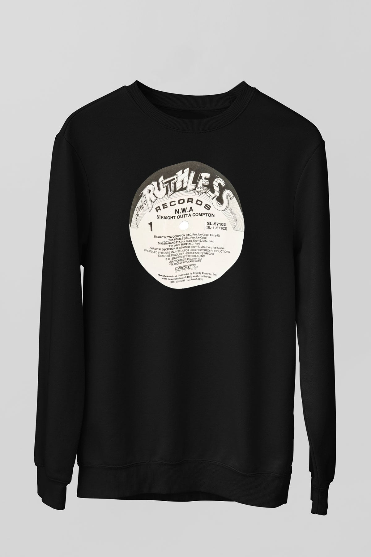 N.W.A Siyah Unisex Sweatshirt