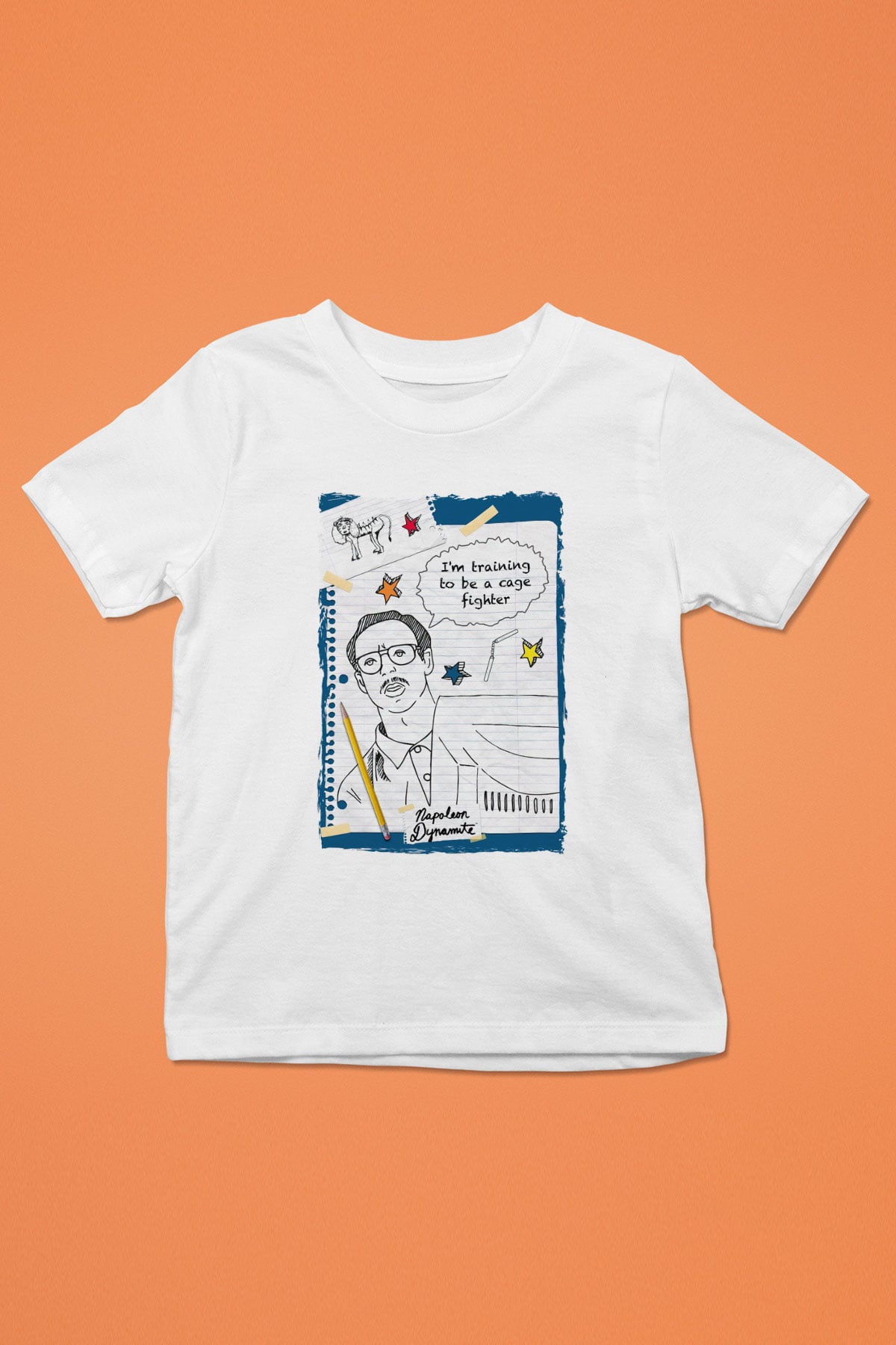 Napoleon Dynamite Beyaz Unisex Çocuk Tişört