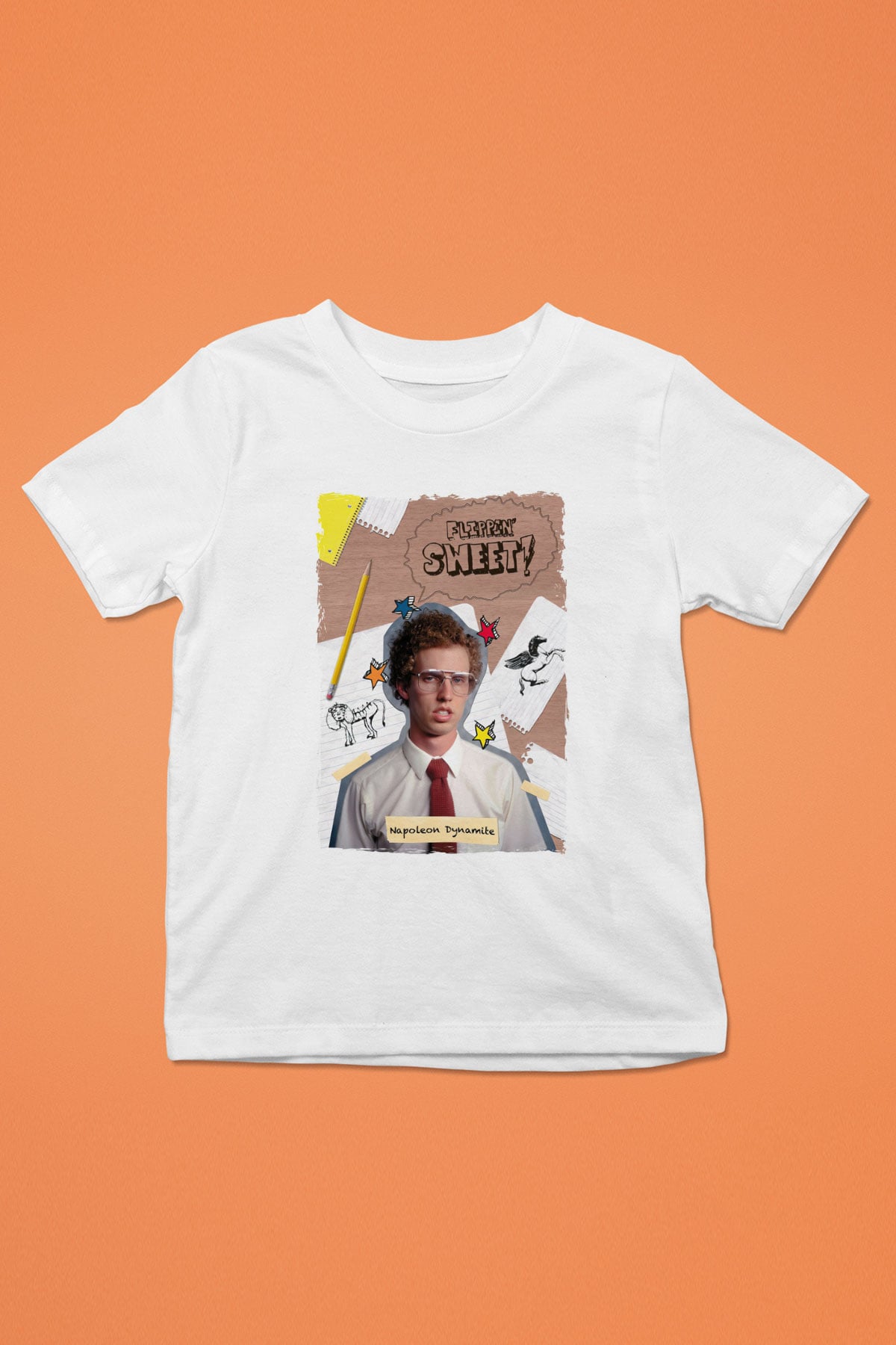 Napoleon Dynamite Beyaz Unisex Çocuk Tişört