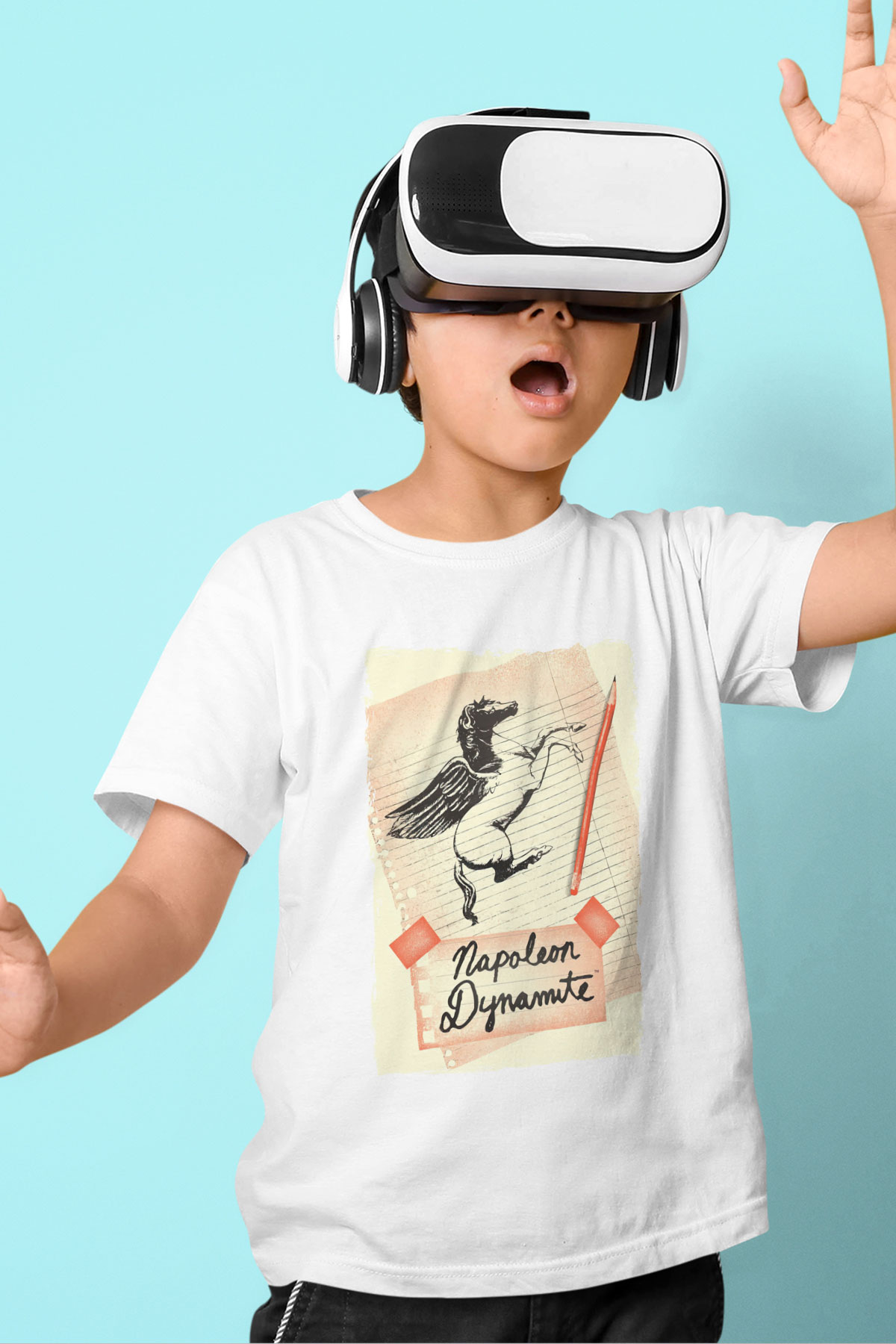 Napoleon Dynamite Beyaz Unisex Çocuk Tişört