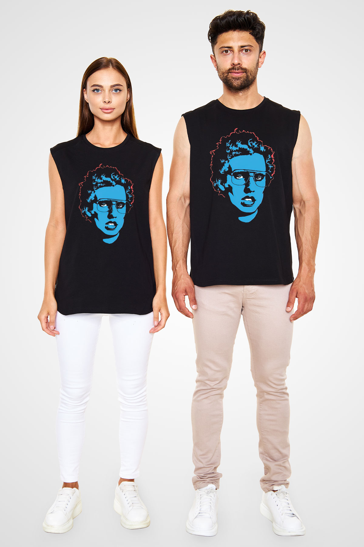 Napoleon Dynamite Siyah Unisex Kolsuz Tişört