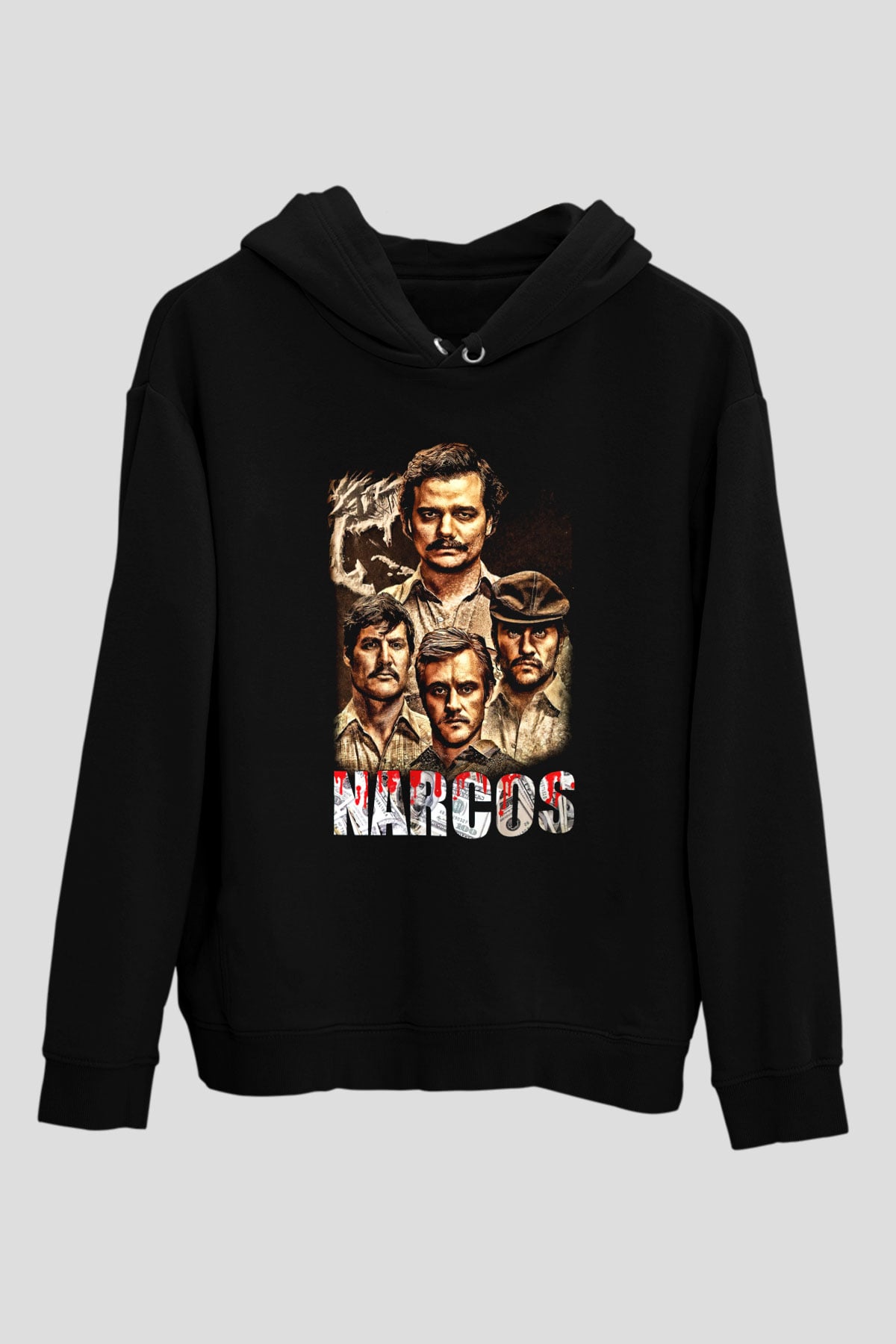 Narcos Pablo Escobar Siyah Unisex Hoodie