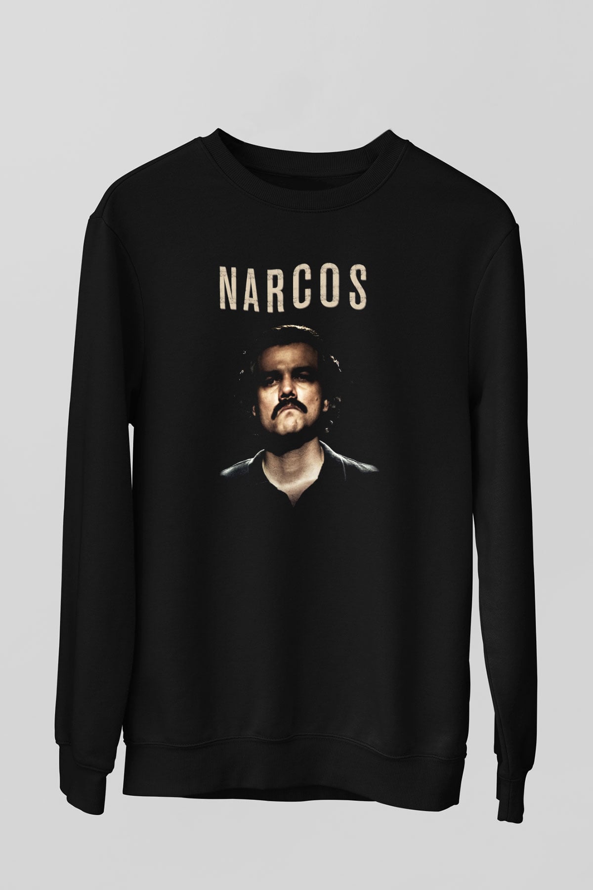 Narcos Pablo Escobar Siyah Unisex Sweatshirt