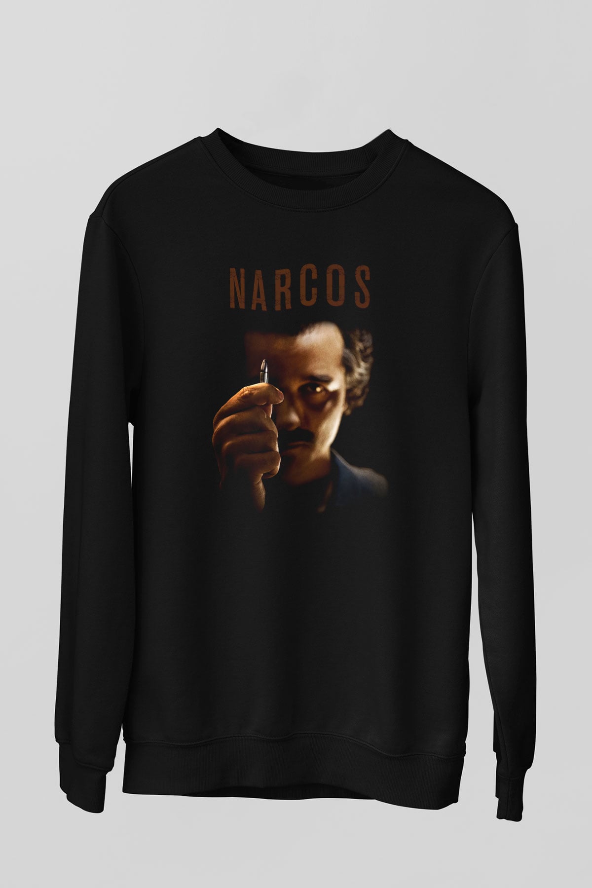 Narcos Pablo Escobar Siyah Unisex Sweatshirt