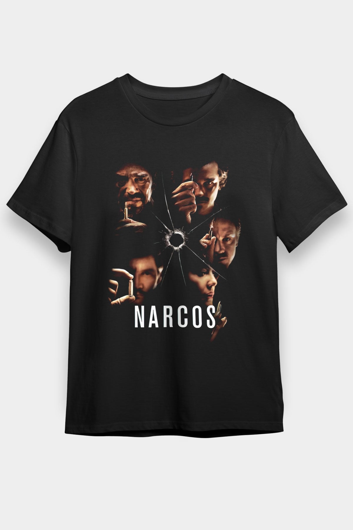 Narcos Pablo Escobar Siyah Unisex Tişört T-Shirt