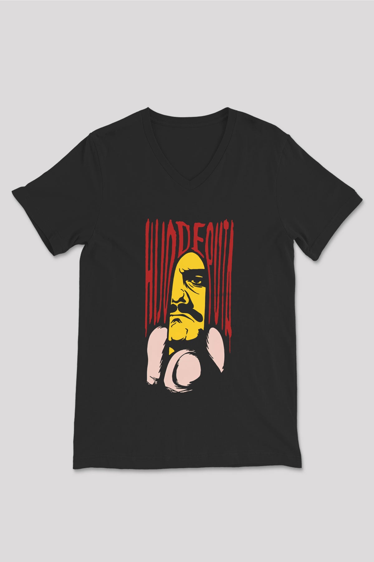 Narcos Pablo Escobar Siyah Unisex V Yaka Tişört T-Shirt