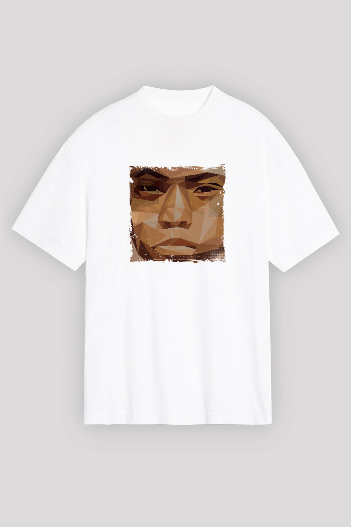Nas Baskılı Unisex Beyaz Tişört