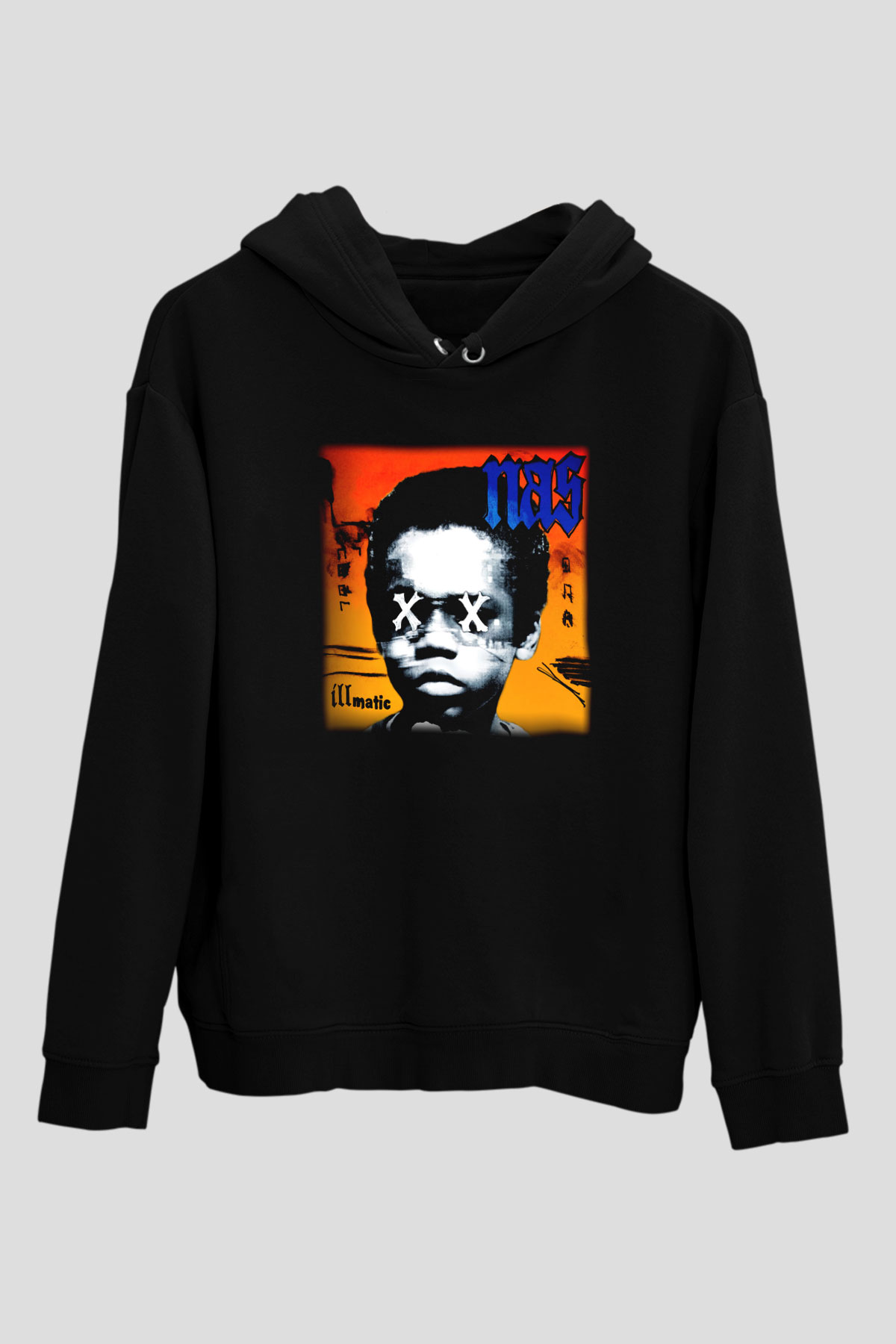 Nas Siyah Unisex Hoodie