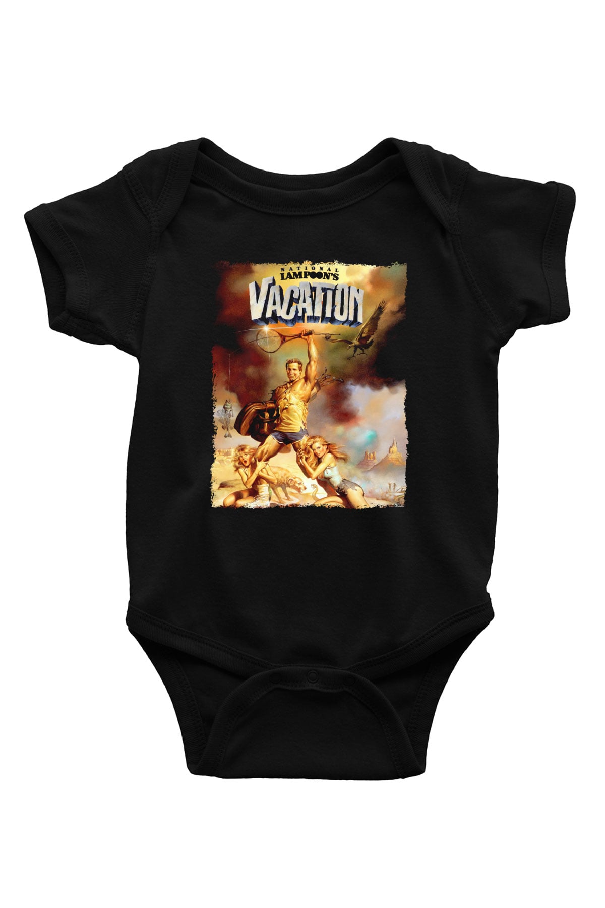 National Lampoons Vacation Siyah Bebek Body - Zıbın