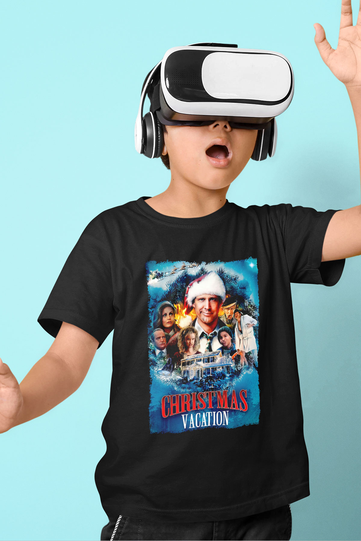 National Lampoons Vacation Siyah Unisex  Çocuk Tişört