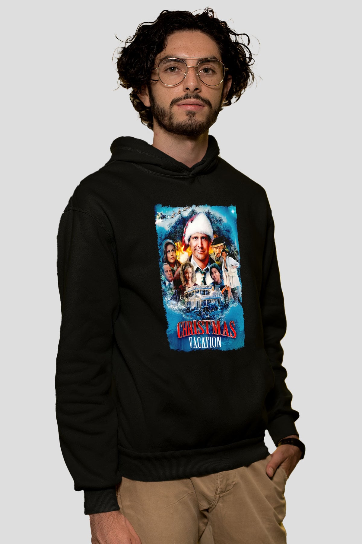 National Lampoons Vacation Siyah Unisex Hoodie