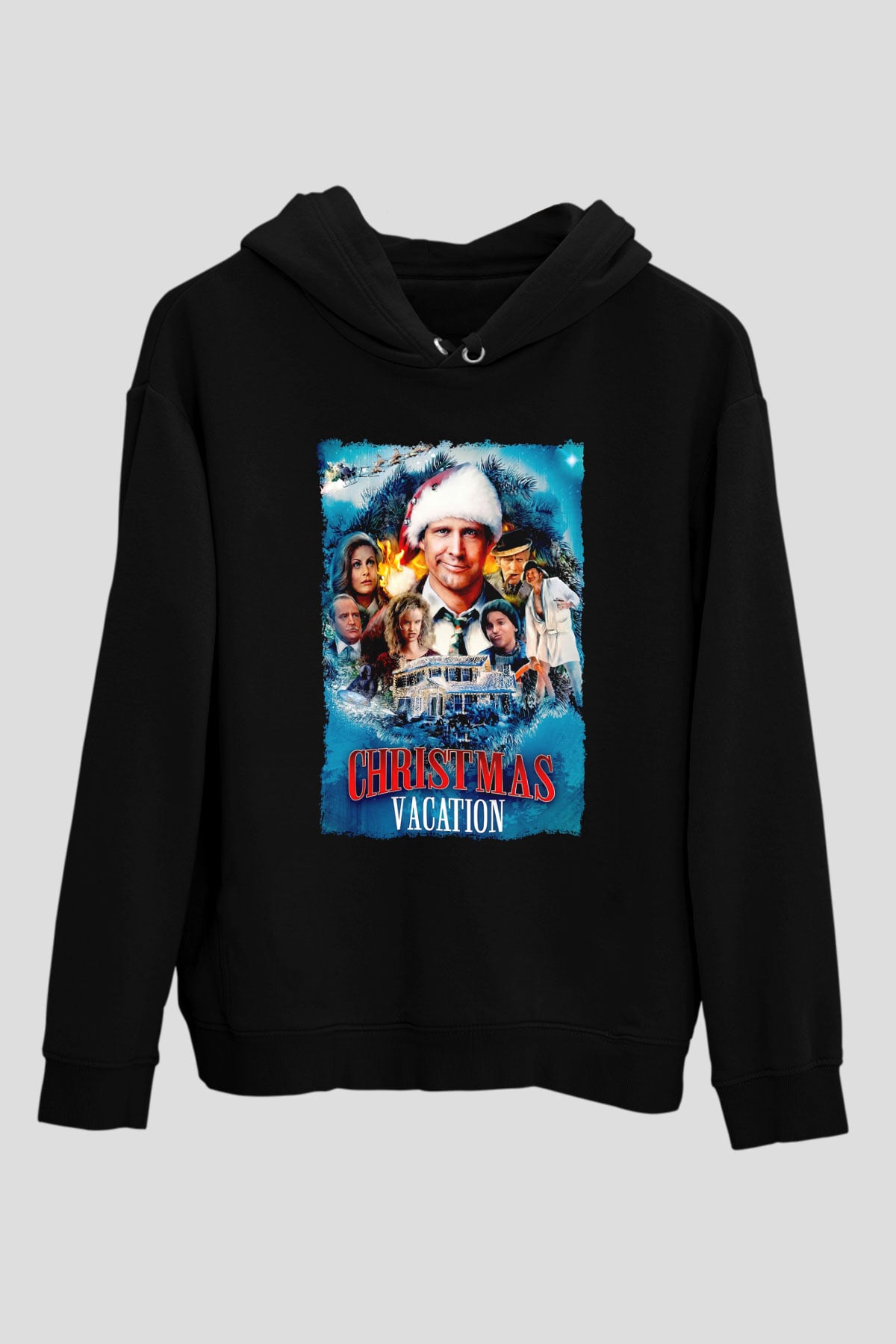 National Lampoons Vacation Siyah Unisex Hoodie