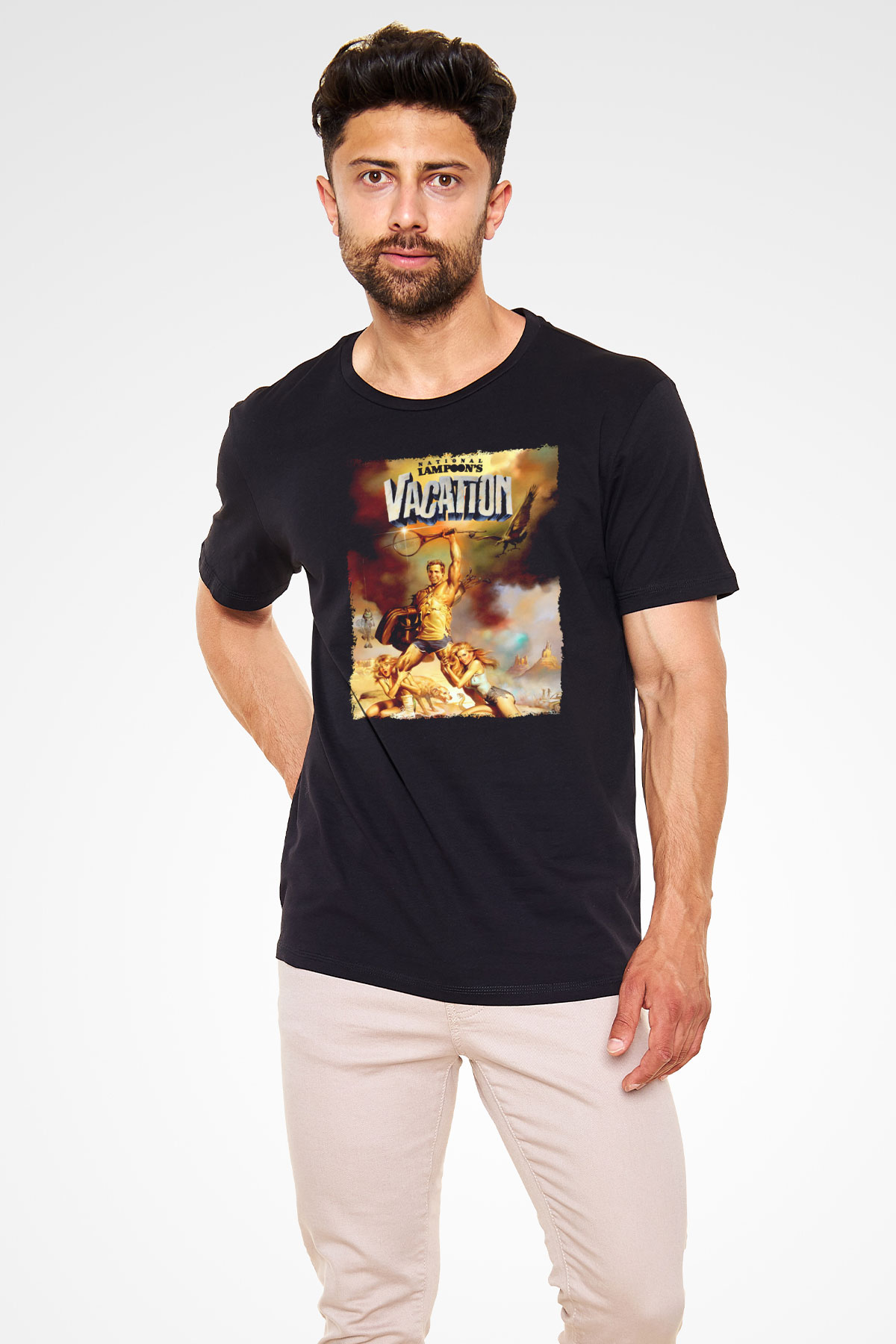 National Lampoons Vacation Siyah Unisex Tişört