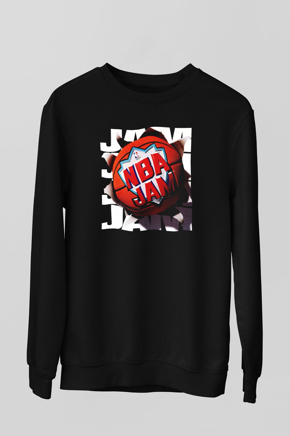 NBA Jam Siyah Unisex Sweatshirt