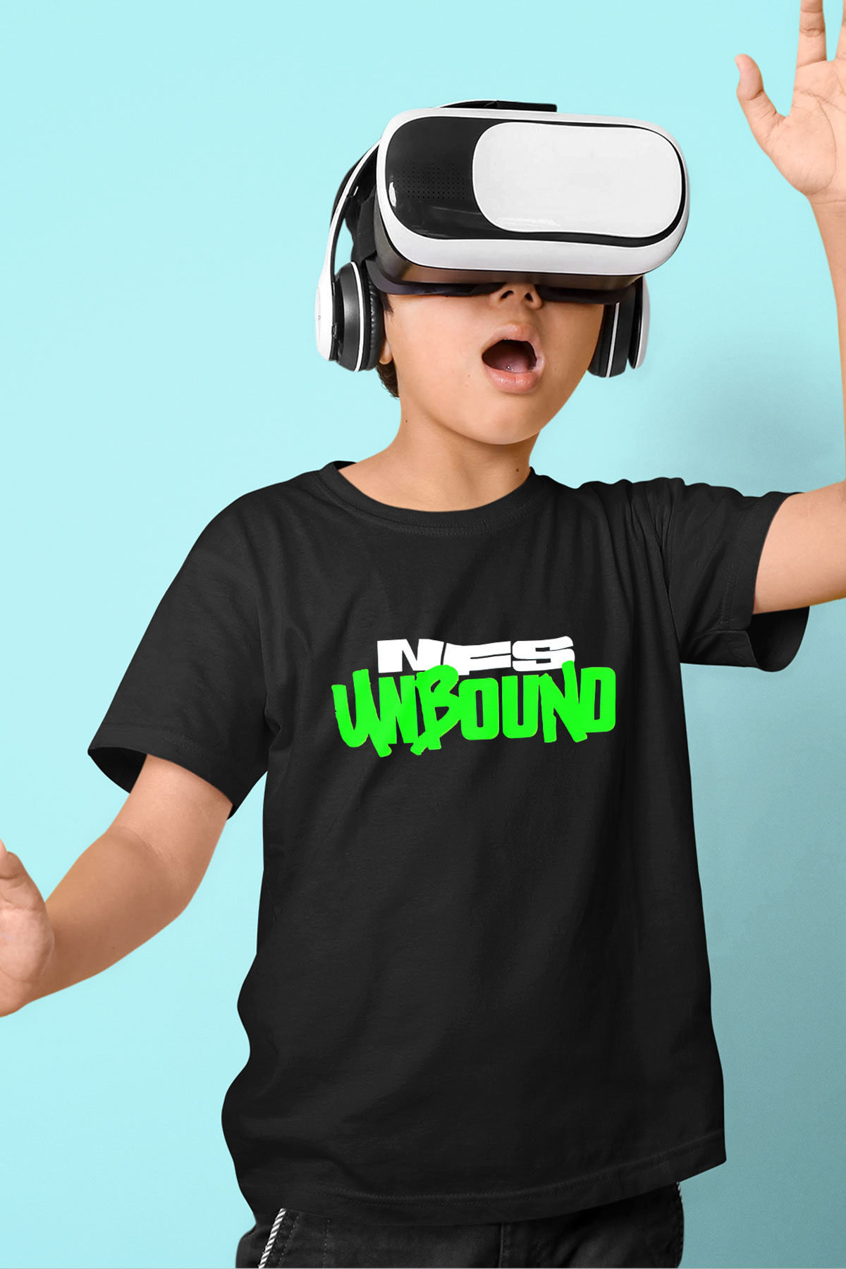 Need for Speed Siyah Unisex Çocuk Tişört