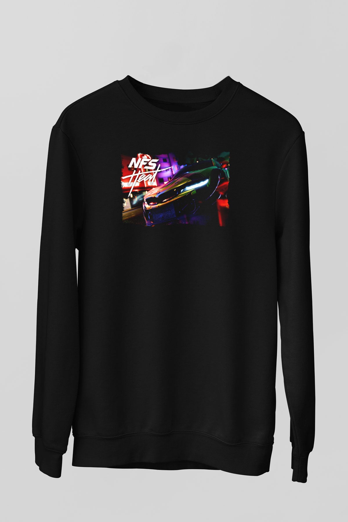 Need for Speed Siyah Unisex Sweatshirt