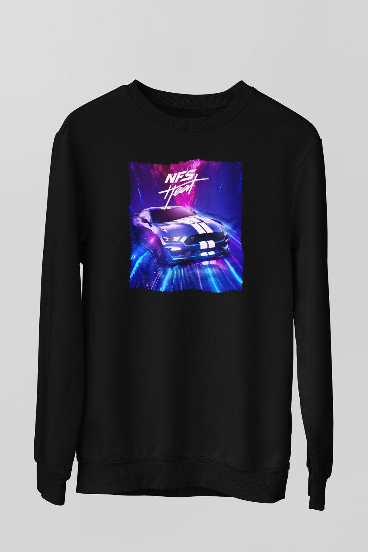 Need for Speed Siyah Unisex Sweatshirt