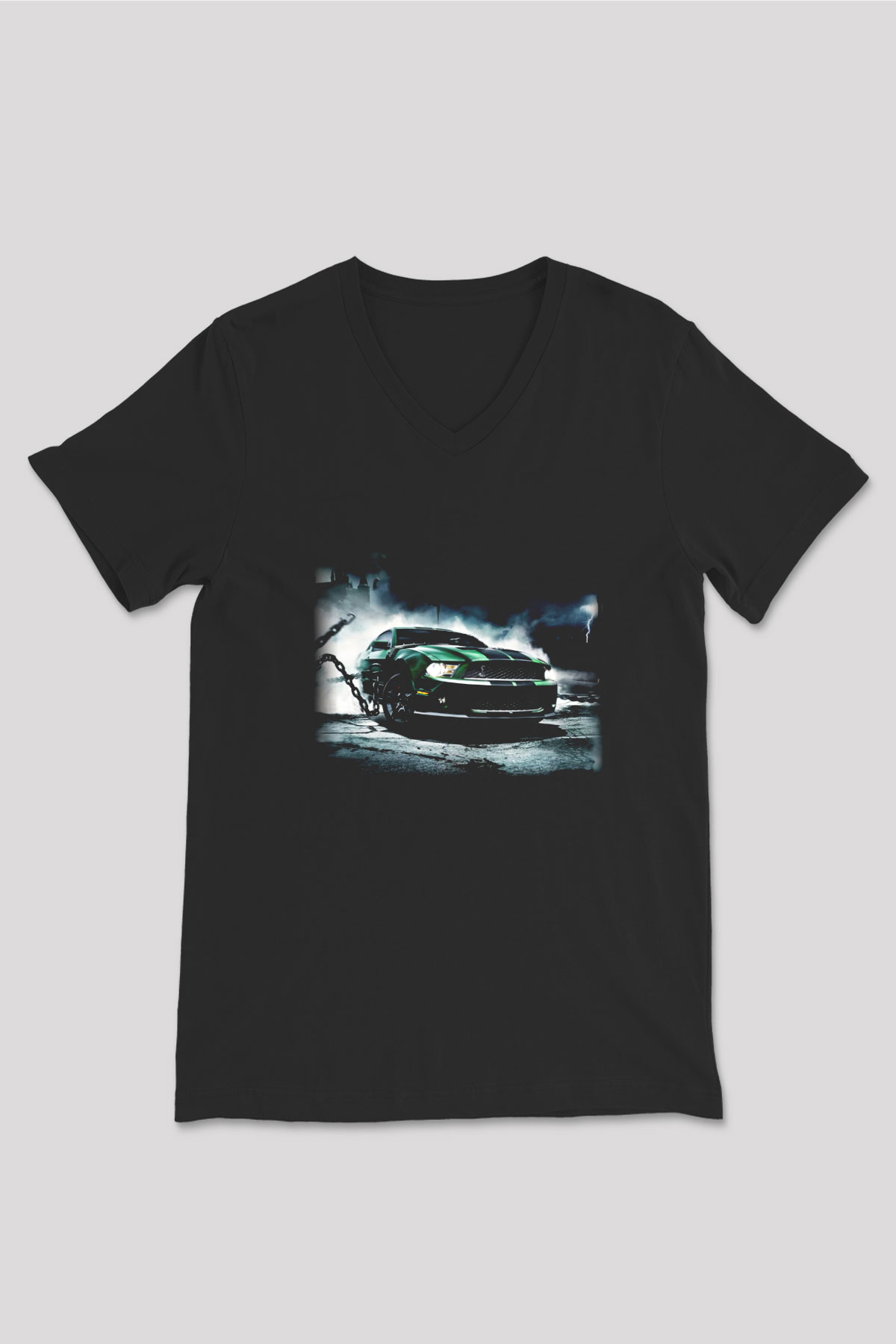 Need for Speed Siyah Unisex V Yaka Tişört T-Shirt