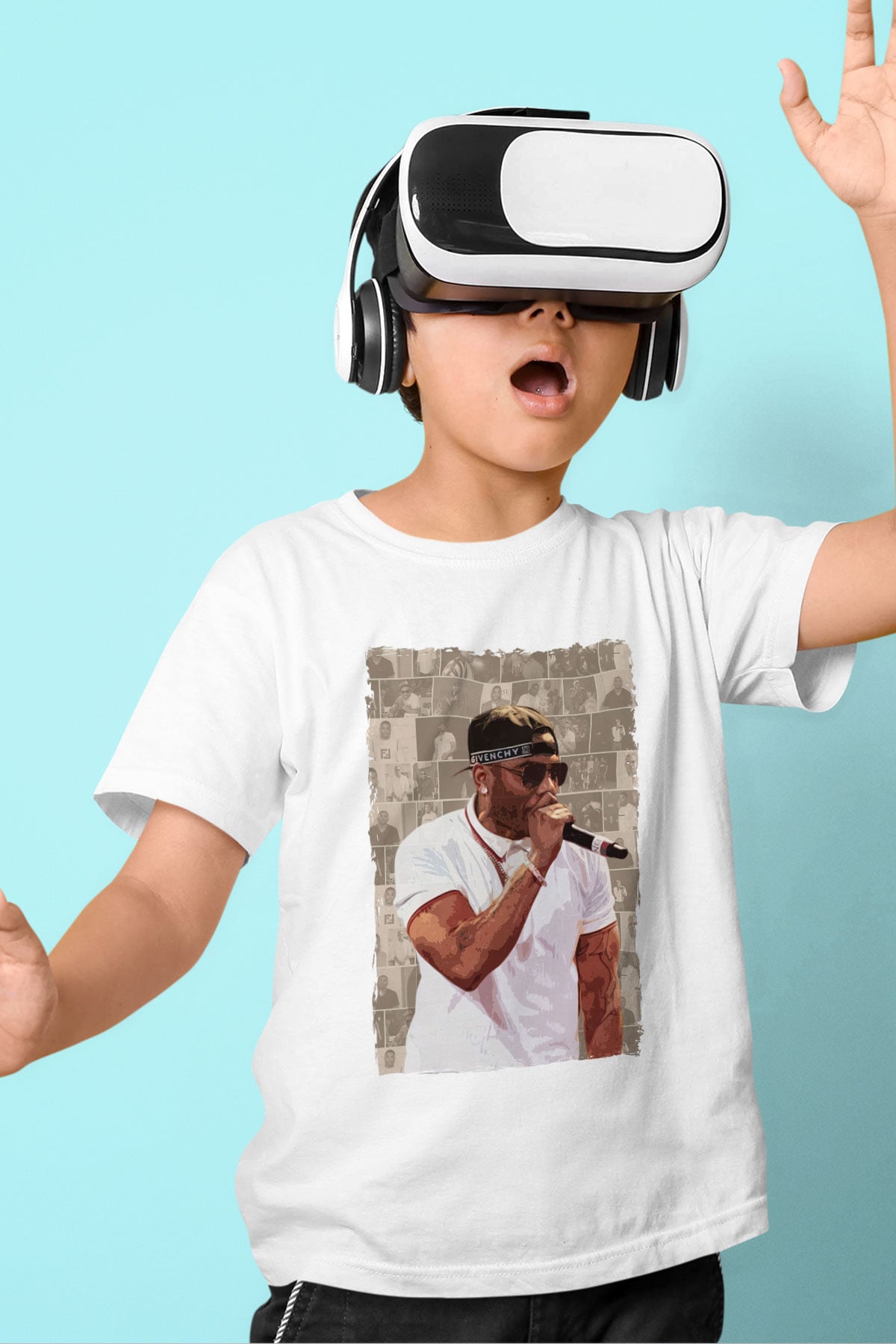 Nelly Beyaz Unisex Çocuk Tişört
