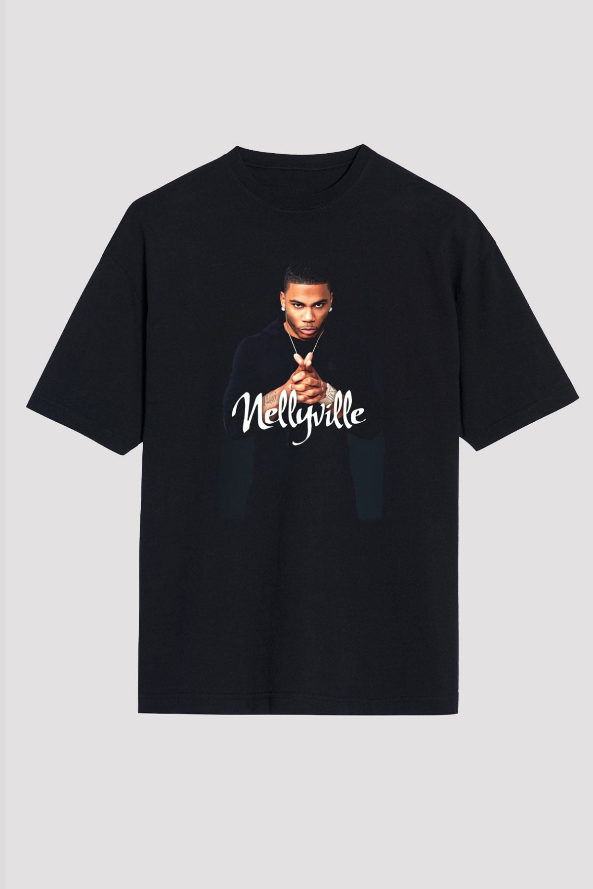 Nelly Siyah Unisex Tişört T-Shirt - TişörtFabrikası