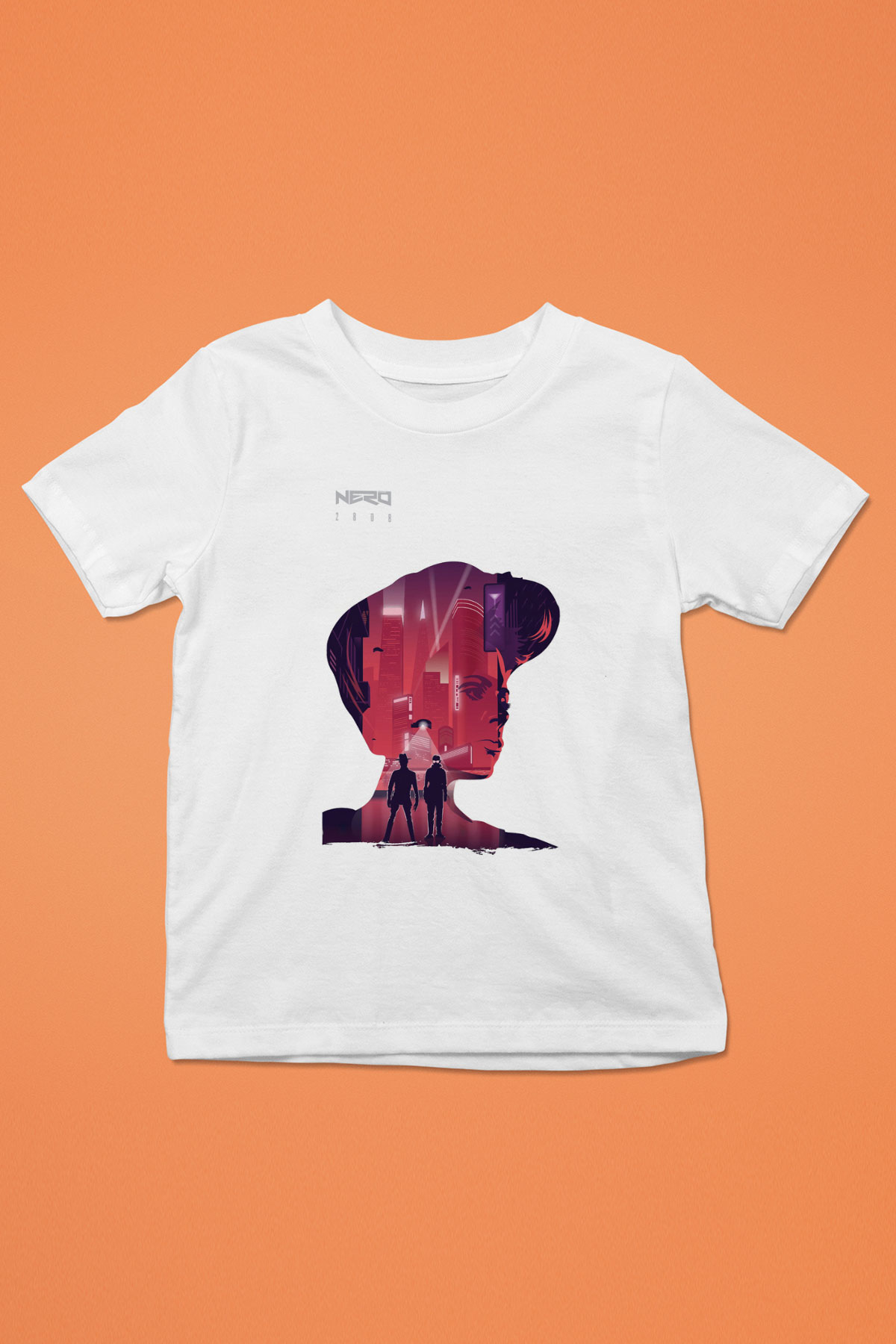 Nero Beyaz Unisex Çocuk Tişört