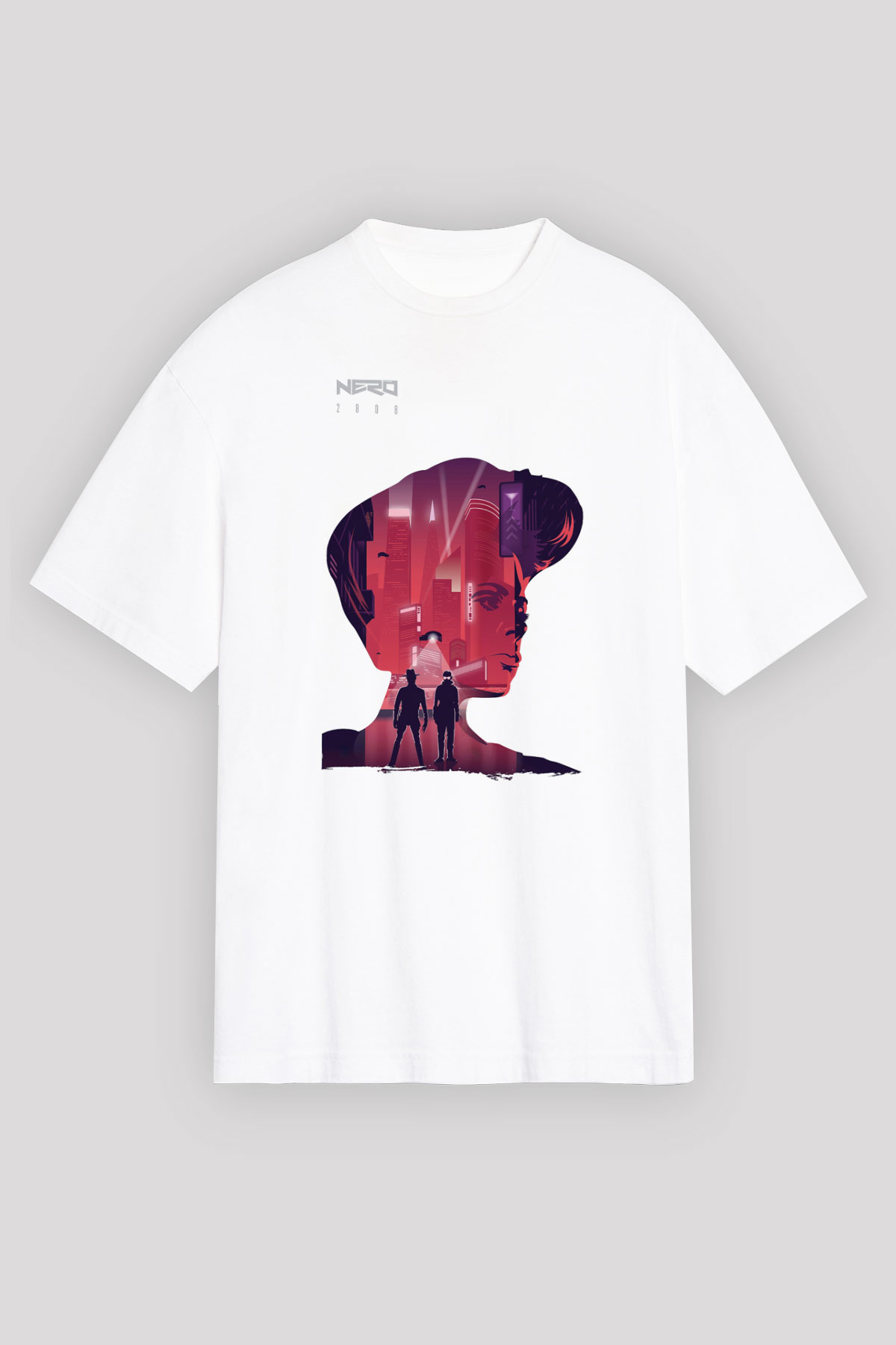 Nero Beyaz Unisex Tişört T-Shirt - TişörtFabrikası