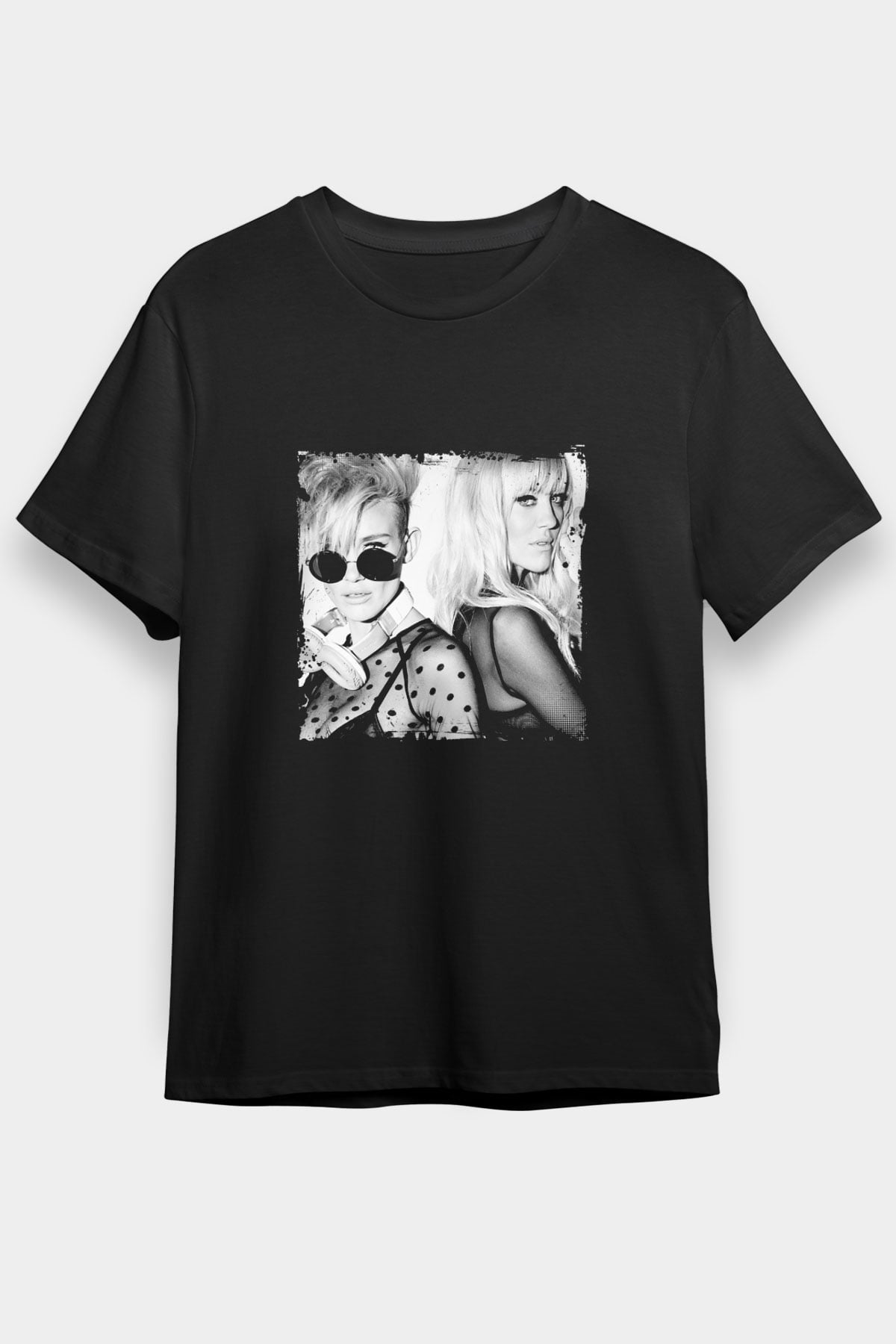 Nervo Baskılı Unisex Siyah Tişört
