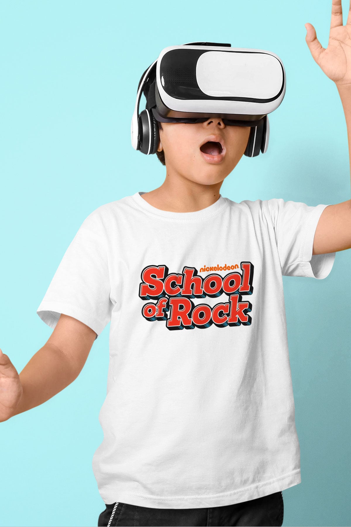 Nickelodeon Baskılı Beyaz Unisex Çocuk Tişört