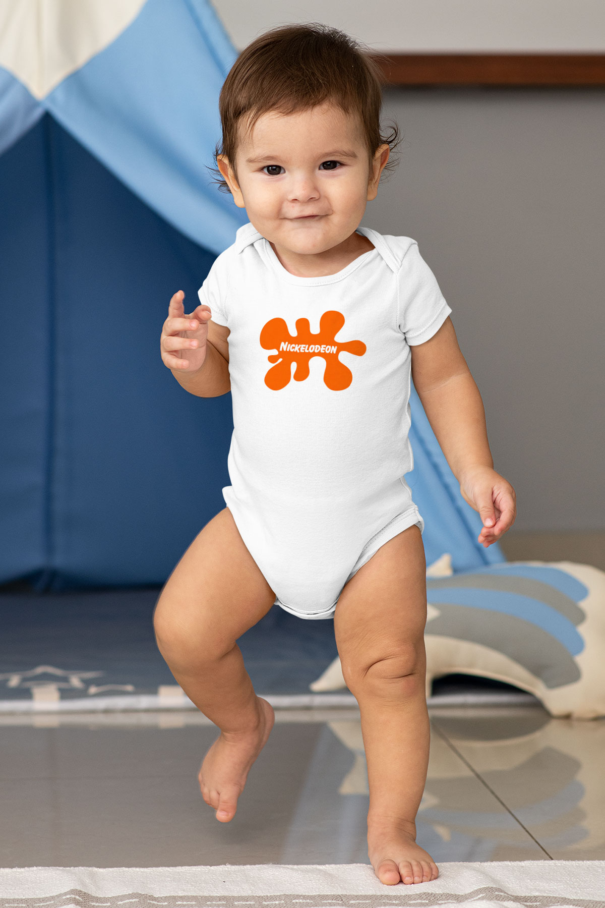 Nickelodeon Beyaz Bebek Body - Zıbın