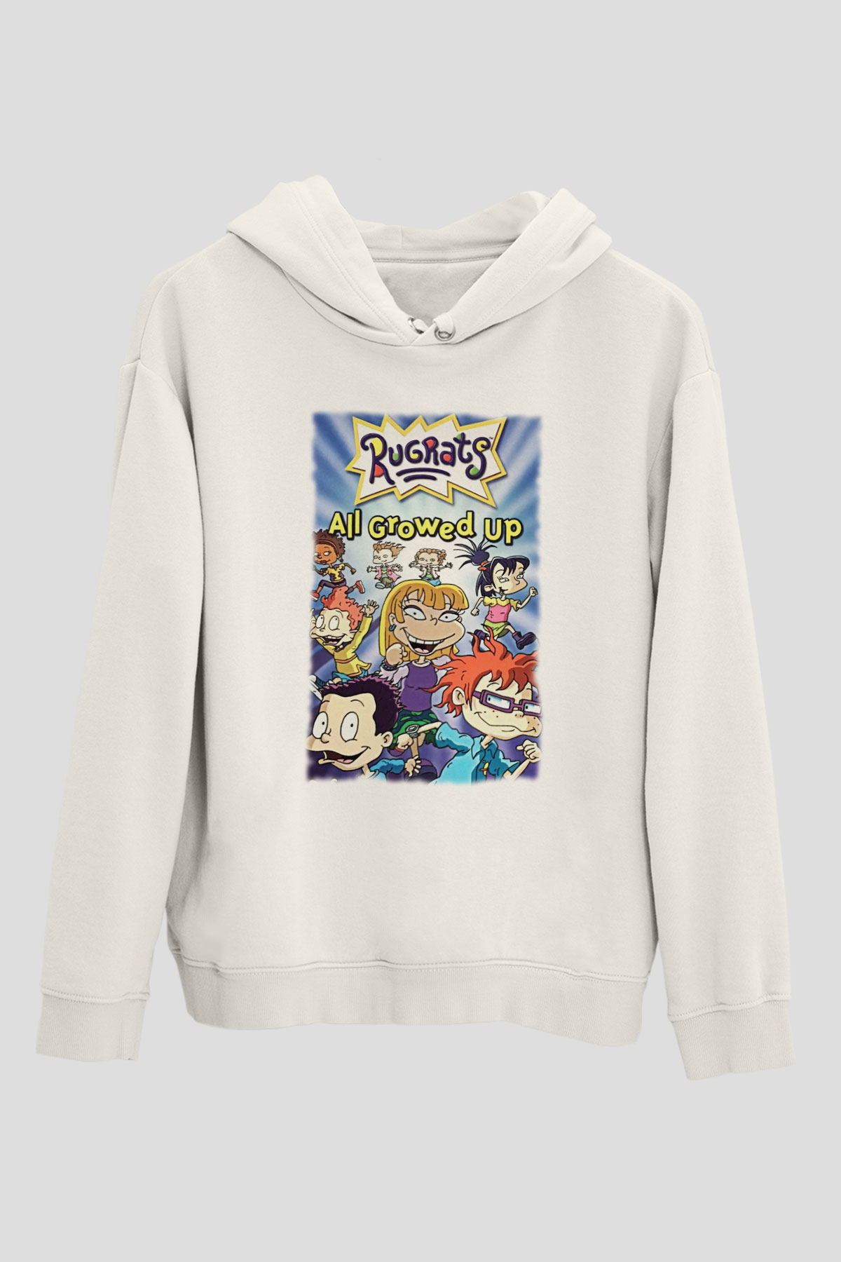 Nickelodeon Beyaz Unisex Hoodie