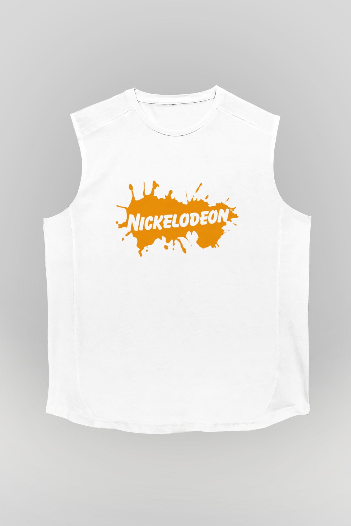 Nickelodeon Beyaz Unisex Kolsuz Tişört