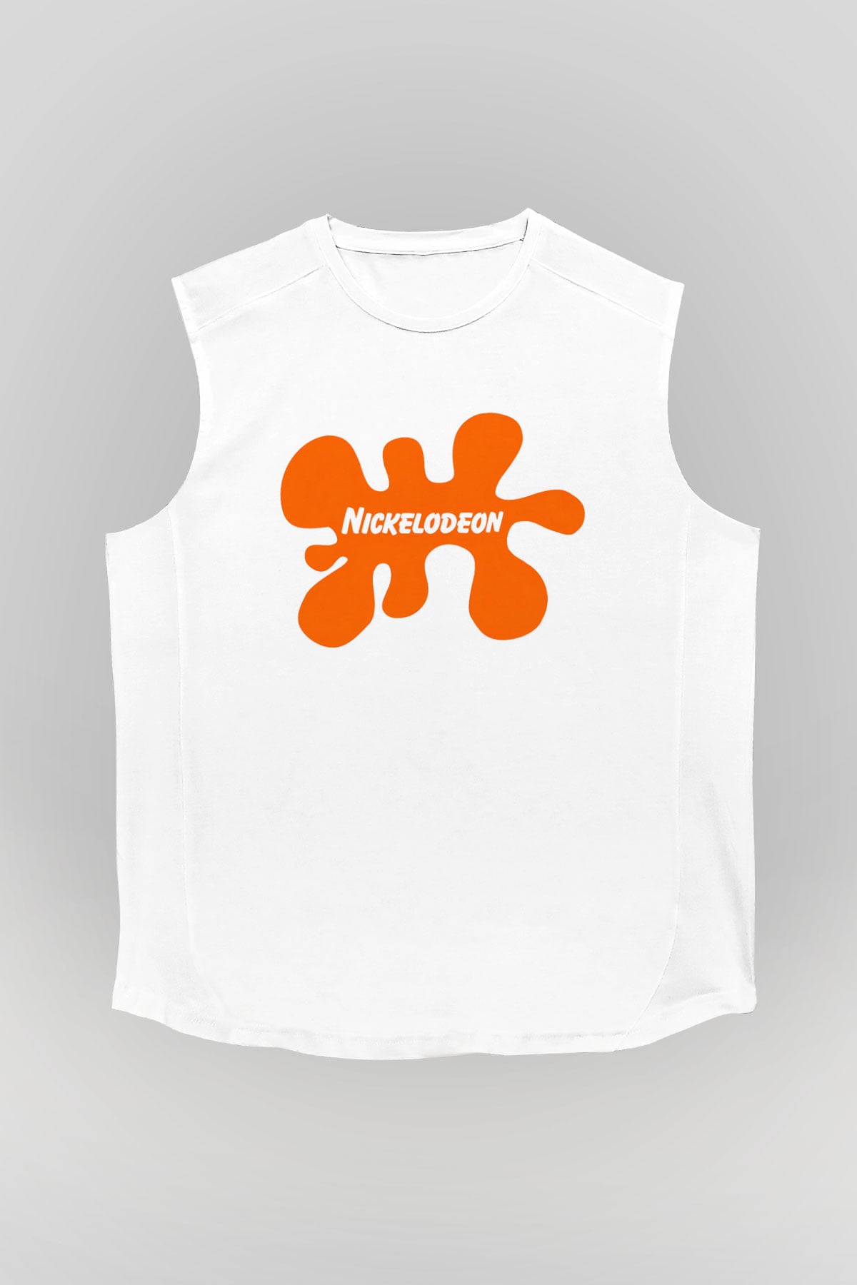 Nickelodeon Beyaz Unisex Kolsuz Tişört