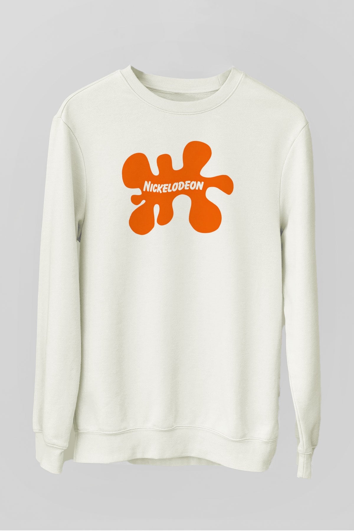 Nickelodeon Beyaz Unisex Sweatshirt