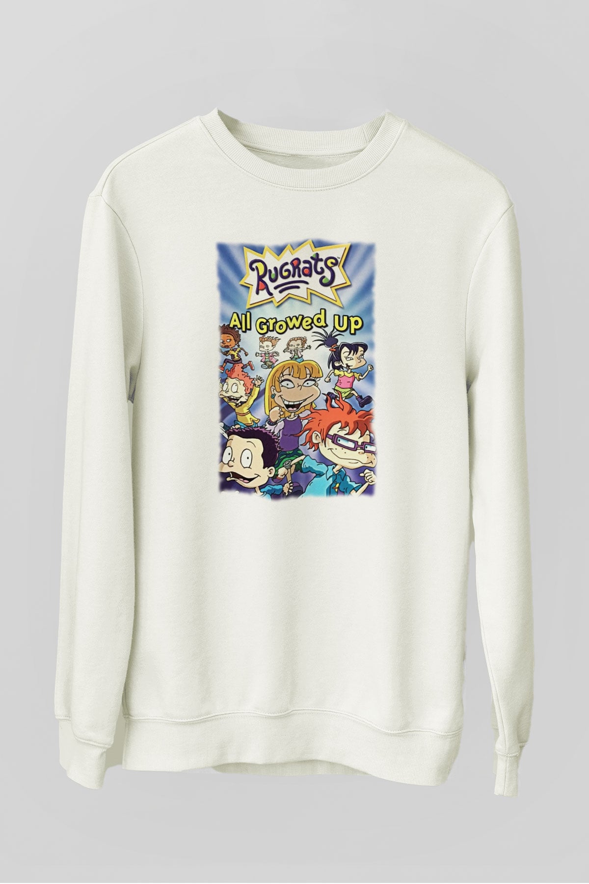 Nickelodeon Beyaz Unisex Sweatshirt