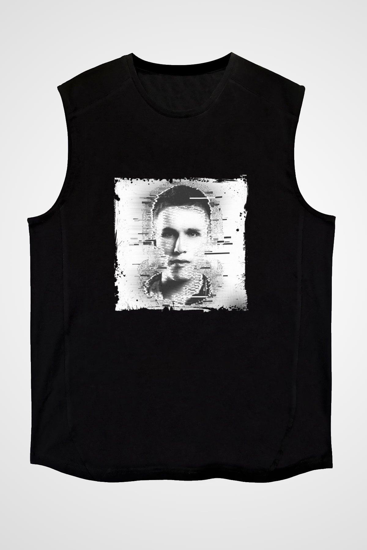 Nicky Romero Baskılı Unisex Siyah Kolsuz Tişört