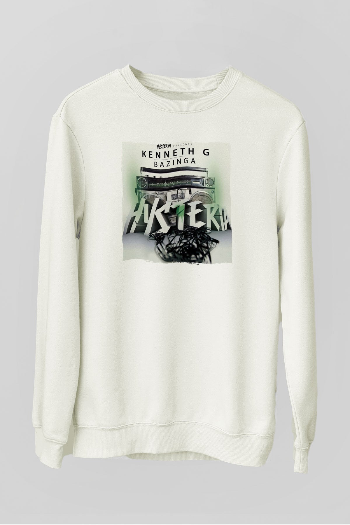 Nicky Romero Beyaz Unisex Sweatshirt