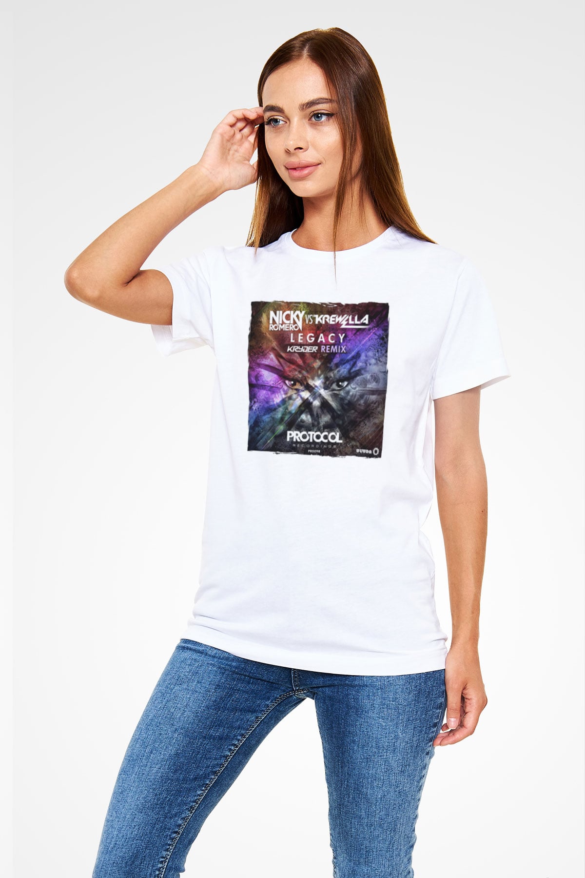 Nicky Romero Beyaz Unisex Tişört T-Shirt - TişörtFabrikası